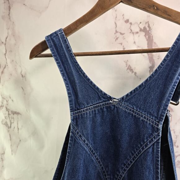 Carhartt Overalls Mens 34 Jean Vintage Bib Denim Carpenter Crop - Picture 5 of 12